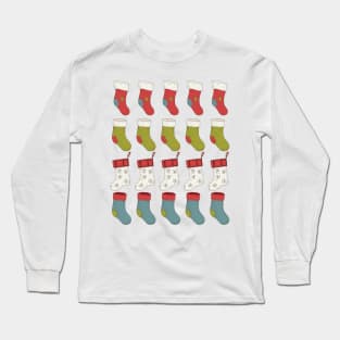 Holiday Stockings Long Sleeve T-Shirt